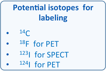 Potential isotopes  for labeling
